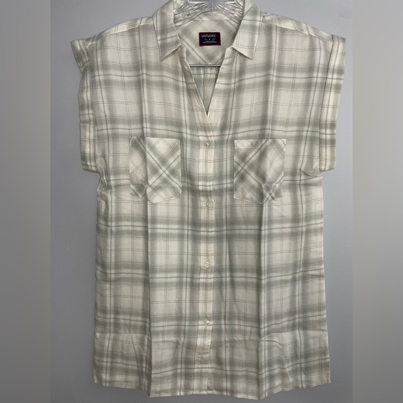 UNTUCKit Womens Villefranche Size 4 Gray Regular Fit Long Sleeve Button Down NWT - Picture 10 of 16